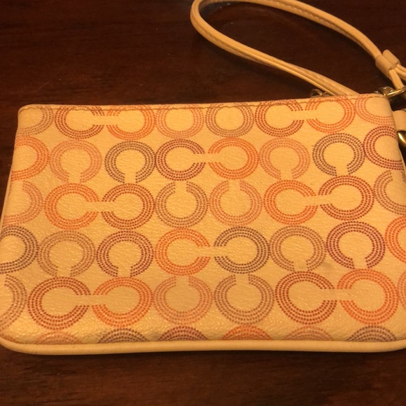 Coach Signature Waverly Op Art Multi C Wristlet - Picture 3 of 5